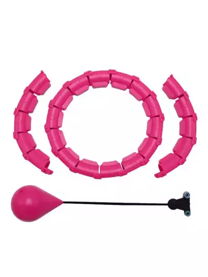 Hula Hoop Egzersiz Çemberi - Egzersiz Halkası - Ağırlıklı - Bel Bölgesi Ayarlanabilir - Hulahop