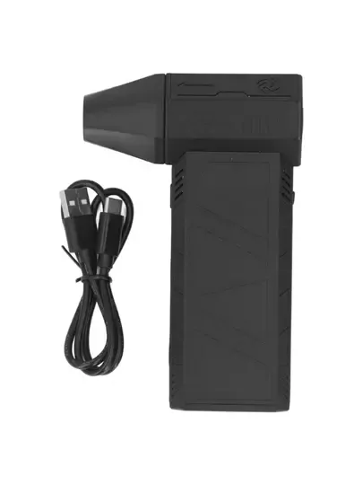 Mini Turbo Jet Fan (PLASTİK GÖVDE) , Mangal Üfleme, Araç Içi Temizlik.