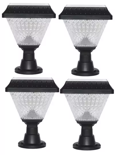 4 Adet Solar Set Üstü Dekoratif Bahçe Armatürü Aydınlatma