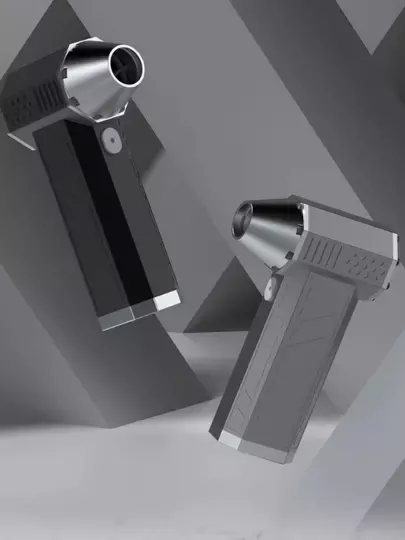Çift Renk Mini Turbo Jet Fan ( Metal Gövde) , Mangal Üfleme, Araç Içi Temizlik, Vakum , Kurutma Vb.