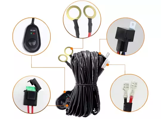 300w 18 Awg Kablo Demeti 15a Off Road Led Açma Kapama 300w 18 Awg Kablo Demeti 15a Off Road Led Açma Kapama