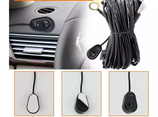 300w 18 Awg Kablo Demeti 15a Off Road Led Açma Kapama 300w 18 Awg Kablo Demeti 15a Off Road Led Açma Kapama