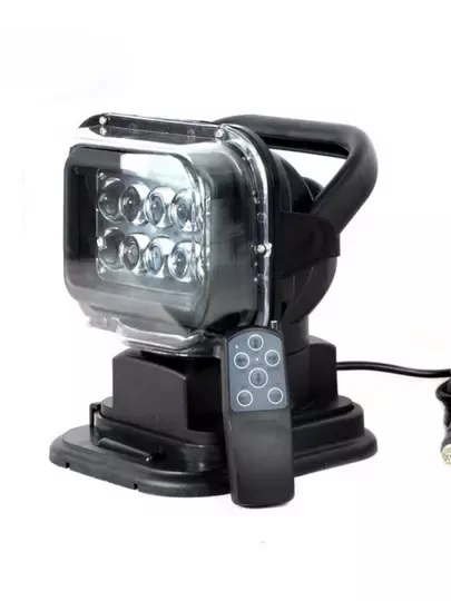 Dönebilen Uzaktan Kumandalı Spot Off Road Kamyoneti Araba Tekne Işıldak 50W Dönebilen Uzaktan Kumandalı Spot Off Road Kamyoneti Araba Tekne Işıldak 50W