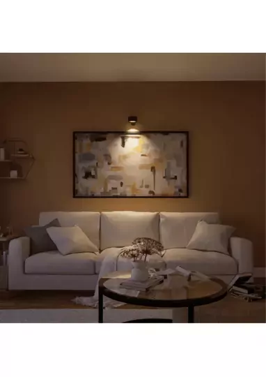 Çok Renkli Uzaktan Kumandalı Şarjlı Duvar Aplik Led Gece Lambası, 360° Dönebilir