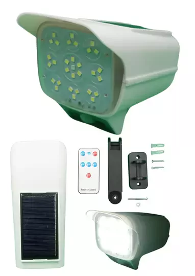 Sahte Kamera Görünümlü Güneş Enerjili Solar Bahçe Lambası Solar Armatür 3mod Kumandalı Sensörlü Lamba Sahte Kamera Görünümlü Güneş Enerjili Solar Bahçe Lambası Solar Armatür 3mod Kumandalı Sensörlü Lamba