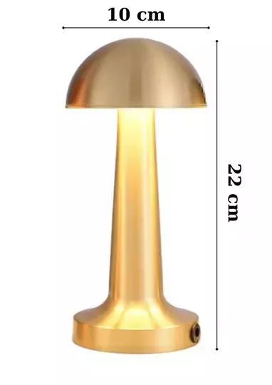 Lizbon 3 Işık Renkli Şarjlı Dim Edilebilir Masa Lambası Gold Lizbon 3 Işık Renkli Şarjlı Dim Edilebilir Masa Lambası Gold