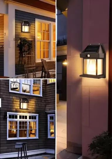 Suya Dayanıklı Hareket Sensörlü Güneş Enerjili Solar LED Dış Mekan Bahçe Lambası