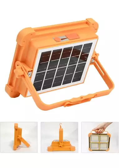 Güneş Enerjili Solar Led Projektör Taşınabilir Sarı Beyaz Ve Çakar Işık Lamba El Fenerli Güneş Enerjili Solar Led Projektör Taşınabilir Sarı Beyaz Ve Çakar Işık Lamba El Fenerli