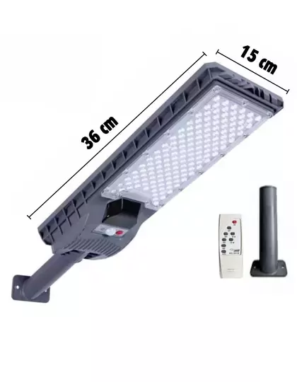 400w Solar Güneş Enerjili Profesyonel Led Bahçe Aydınlatması Hareket Sensörlü Kumandalı