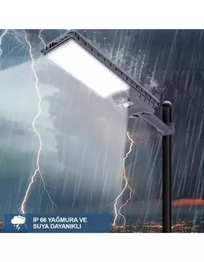 400w Solar Güneş Enerjili Profesyonel Led Bahçe Aydınlatması Hareket Sensörlü Kumandalı 400w Solar Güneş Enerjili Profesyonel Led Bahçe Aydınlatması Hareket Sensörlü Kumandalı