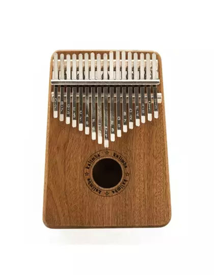Klx-520 Hakiki Ağaç Kalimba Ahşap Desenli 17 Paslanmaz Tuşlu (FULL SET)