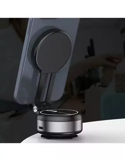 Çift Taraflı Ayarlanabilir Şarjlı Vakumlu Manyetik Uzayabilir Çok İşlevli Esnek Telefon Tutucu
