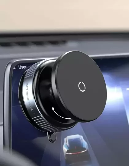 Vakumlu Manyetik 360' Dönebilen Katlanır Magsafe Araç Ev Ofis Pürüzsüz Zeminler Tutucu