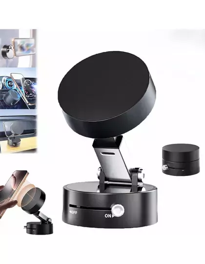 Yüksek Kalite Araç içi Magsafe Telefon Tutucu Kilitli Vakum Telefon ve Tablet Tutucu Masaüstü Stand