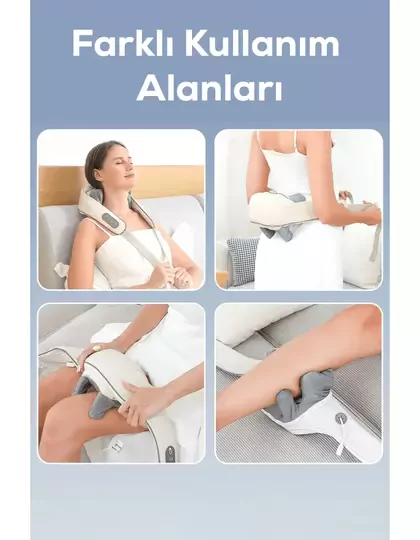 İnsan Eli Hissi Veren Şarjlı Masaj Aleti – Ovmalı, Boyun, Sırt Ve Bacak Masaj Cihazı