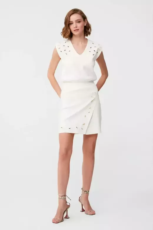 Bisiklet Yaka T-shirt Mor 222