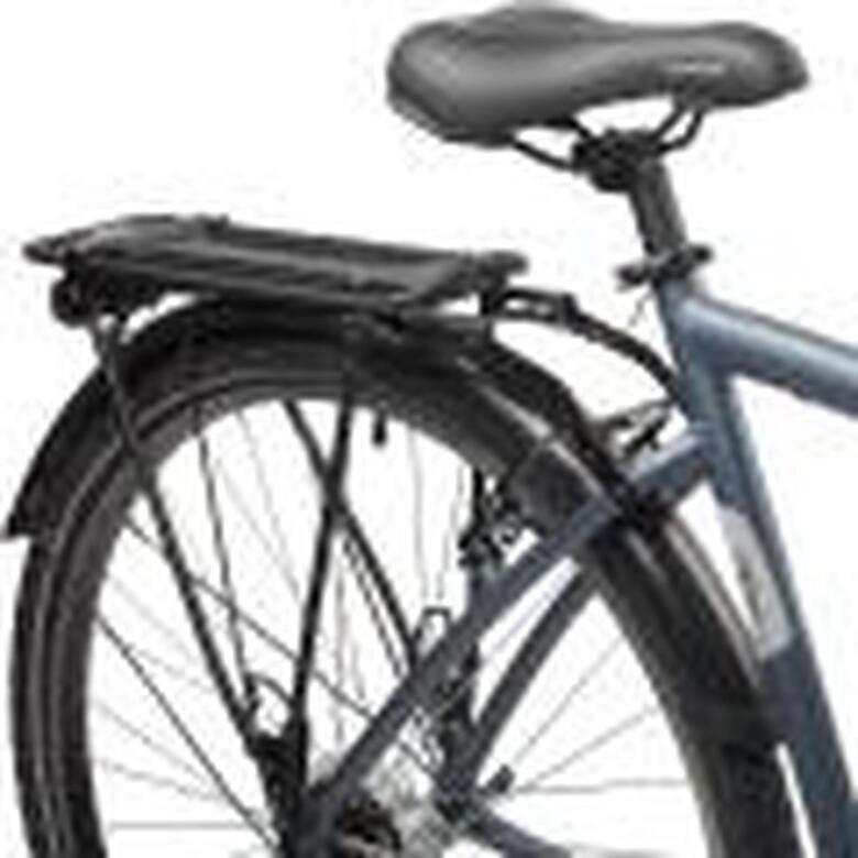 PORTBAGAJLI ŞEHİR BİSİKLETİ - GRİ / MAVİ - ORIGINAL 520 B'TWIN