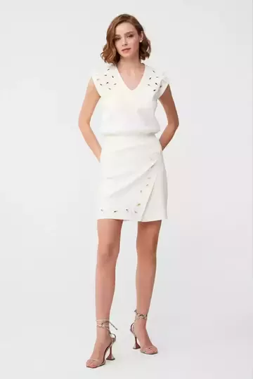 Bisiklet Yaka T-shirt Mor 222