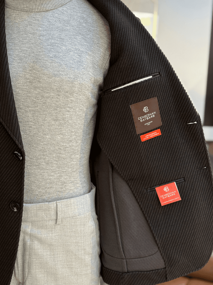 ÖRME MONO YAKA CEKET