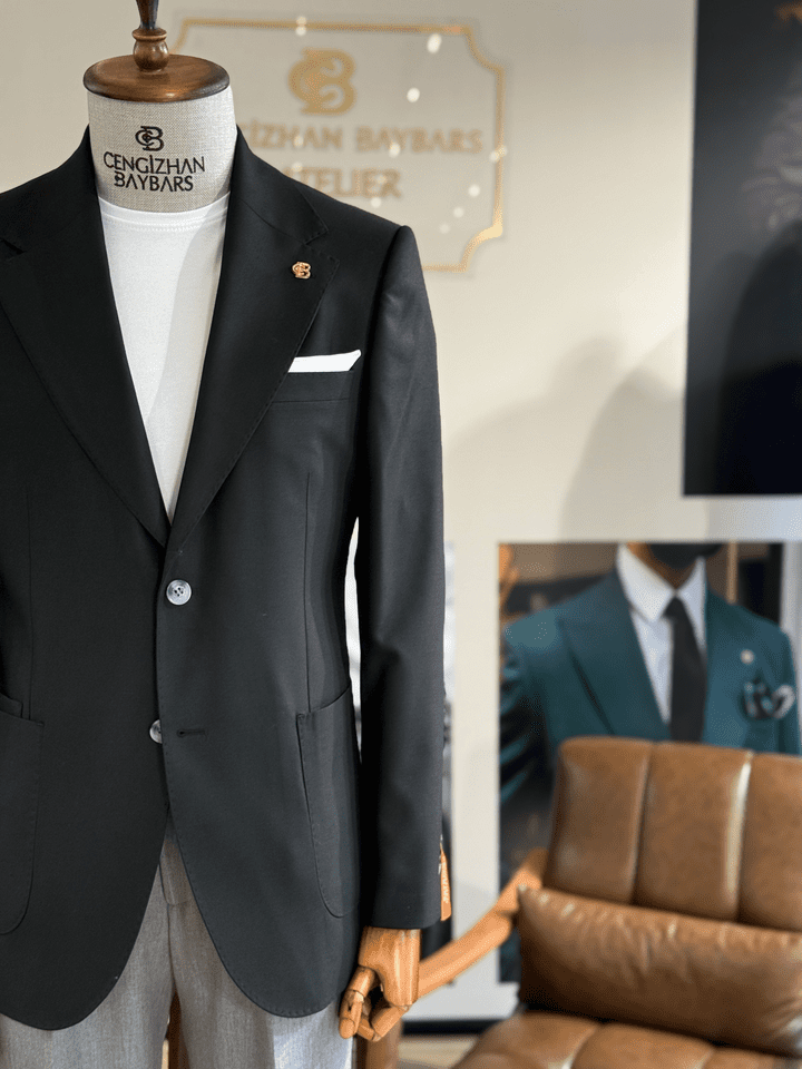 MONO YAKA DİOGONEL CEKET