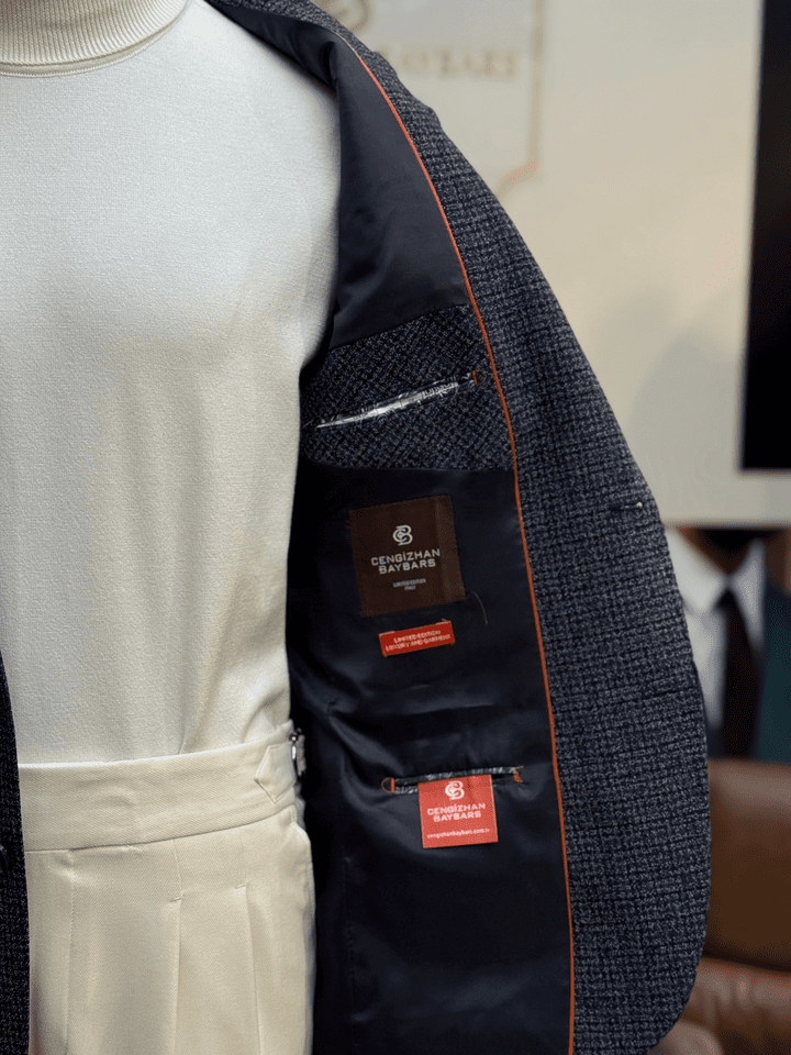 MONO YAKA DİOGONEL CEKET