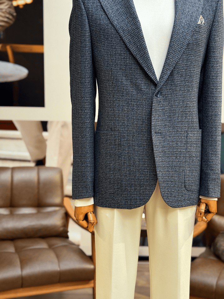 MONO YAKA DİOGONEL CEKET