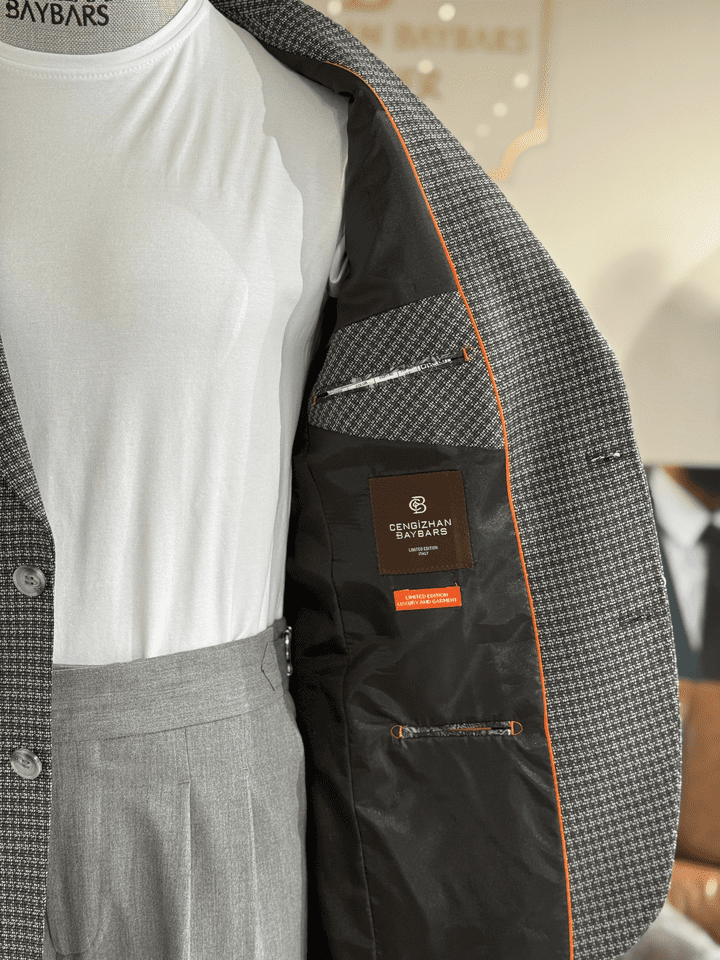 MONO YAKA DİOGONEL CEKET