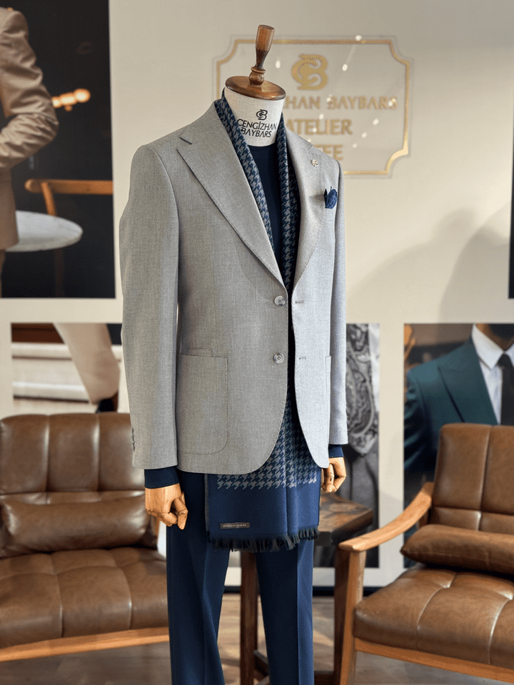 MONO YAKA DİOGONEL CEKET