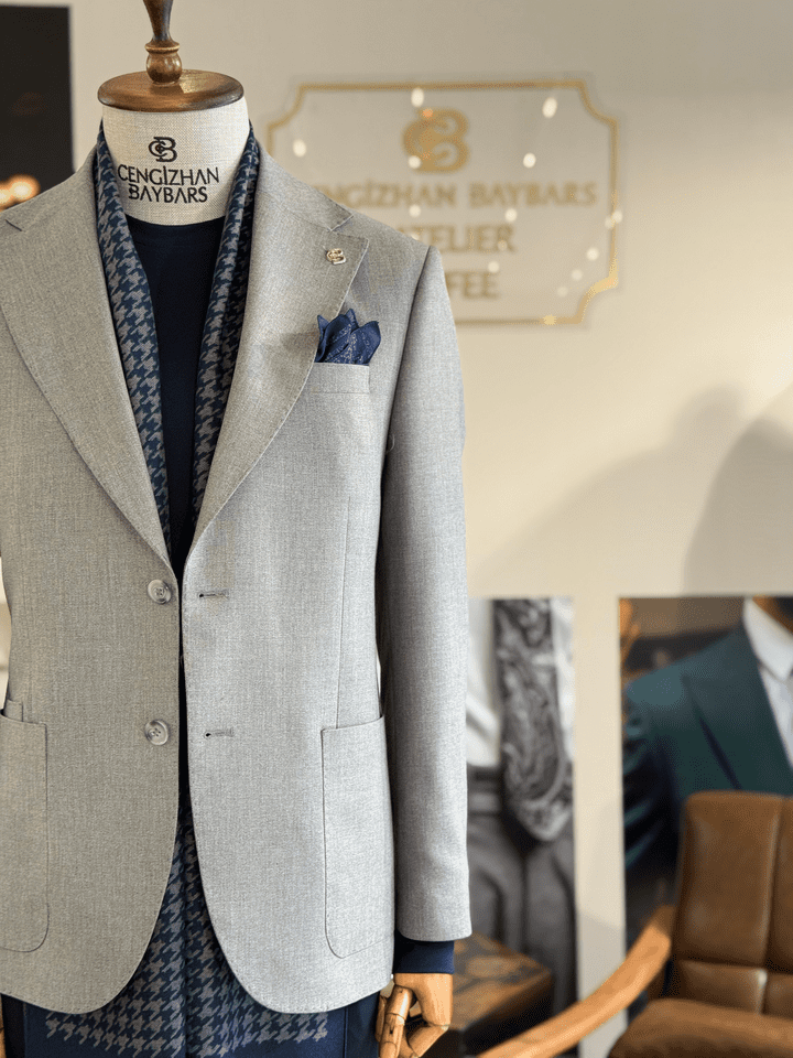 MONO YAKA DİOGONEL CEKET