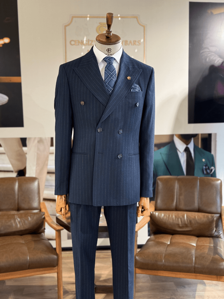 ŞARDONLU KRUVAZE TAKIM ELBİSE