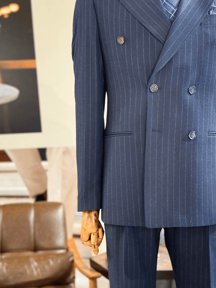 ŞARDONLU KRUVAZE TAKIM ELBİSE