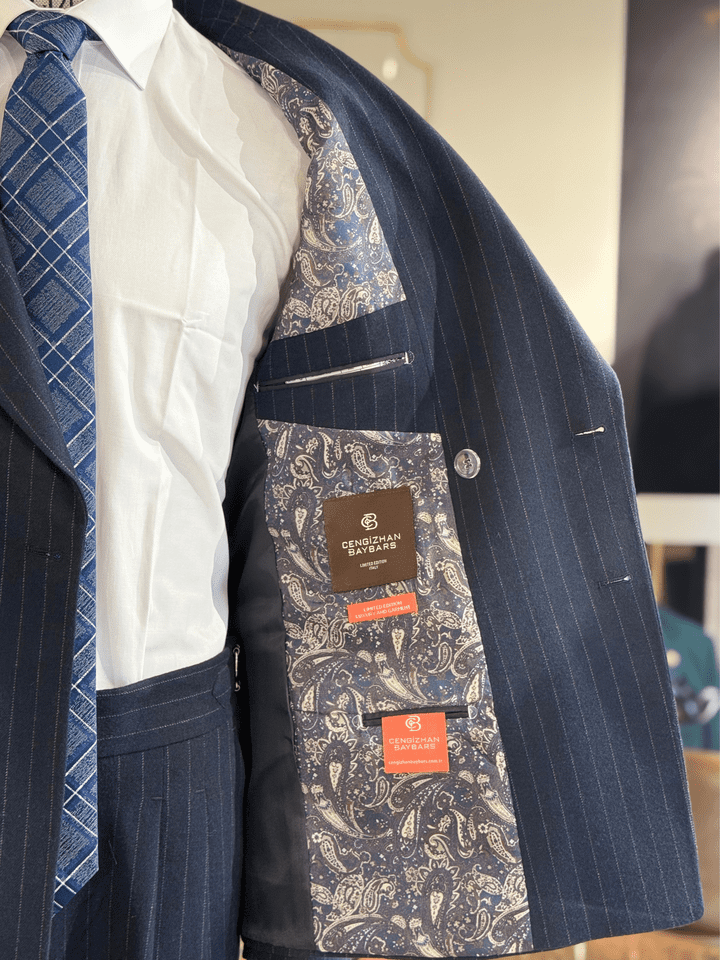 ŞARDONLU KRUVAZE TAKIM ELBİSE