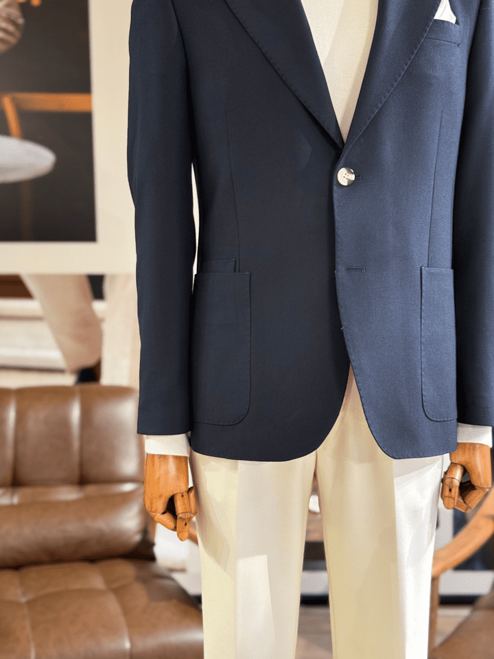 MONO YAKA DİOGONEL CEKET