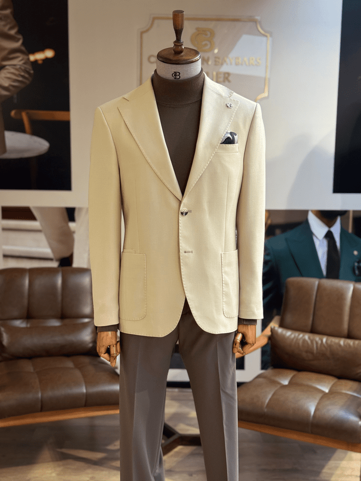 MONO YAKA DİOGONEL CEKET