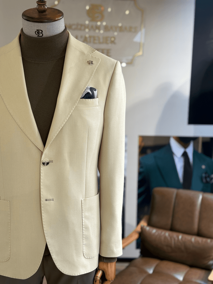 MONO YAKA DİOGONEL CEKET