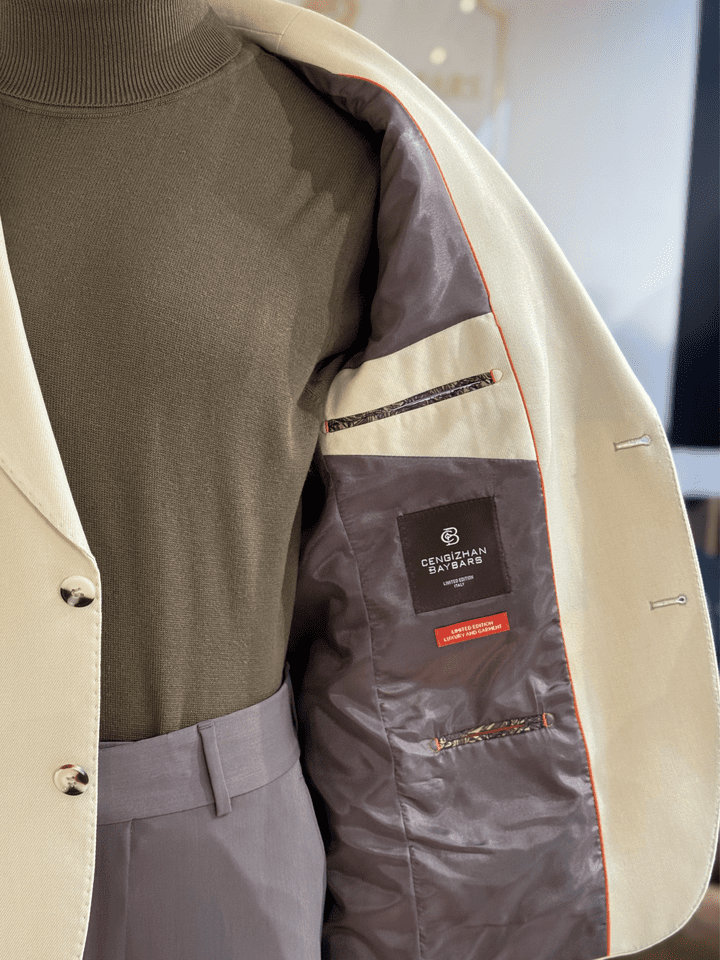 MONO YAKA DİOGONEL CEKET