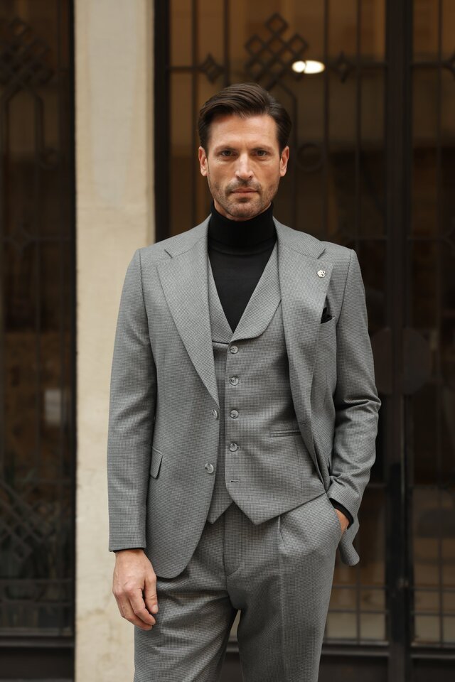 PİTİKARE YELEKLİ TAKIM ELBİSE