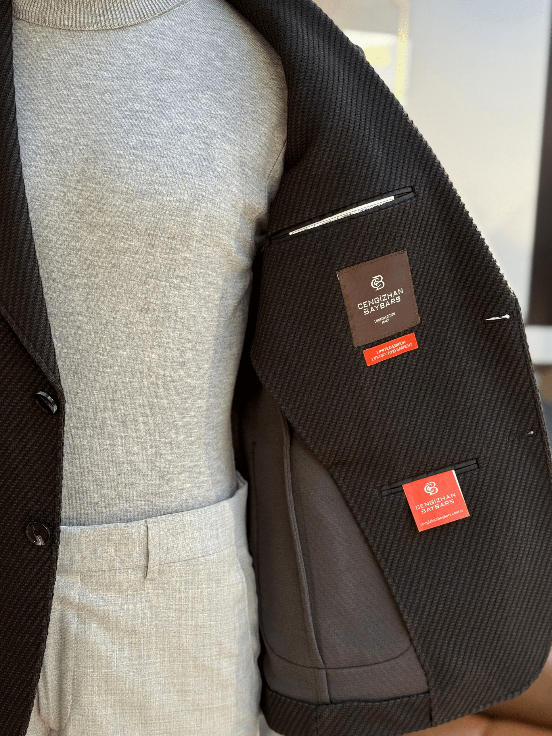 ÖRME MONO YAKA CEKET