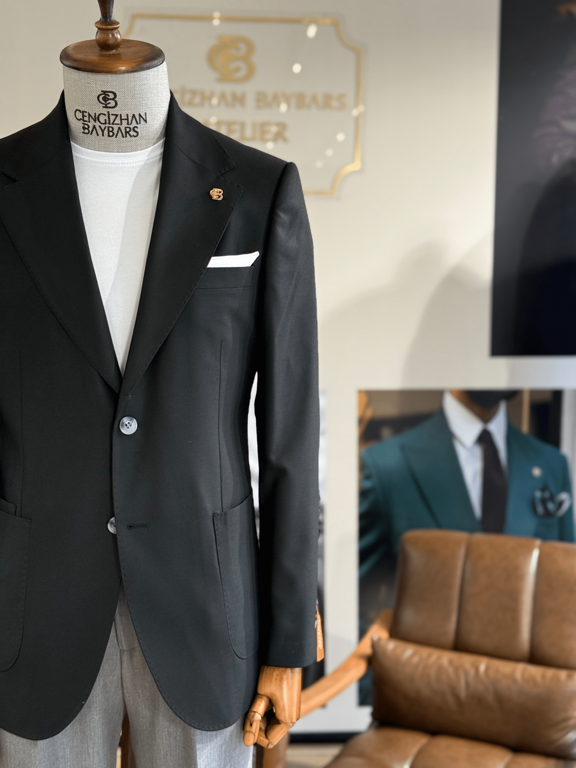 MONO YAKA DİOGONEL CEKET