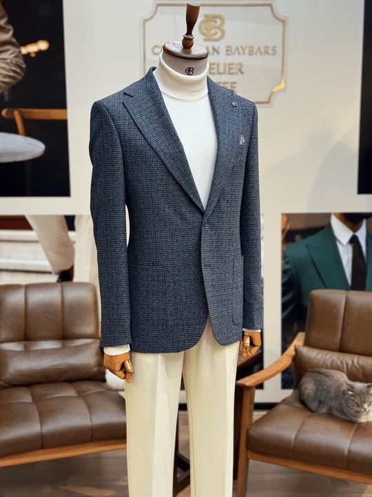 MONO YAKA DİOGONEL CEKET