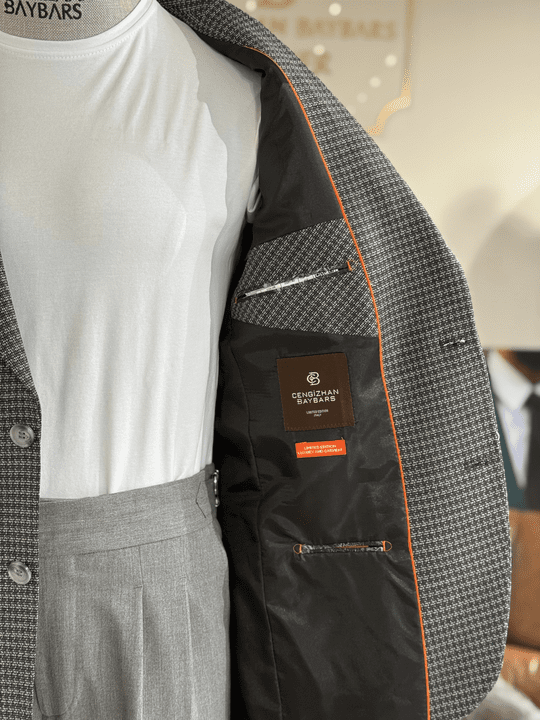 MONO YAKA DİOGONEL CEKET