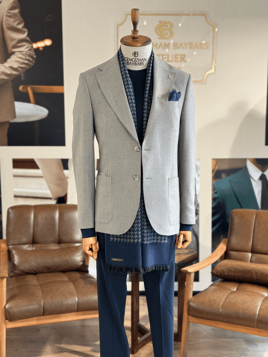 MONO YAKA DİOGONEL CEKET