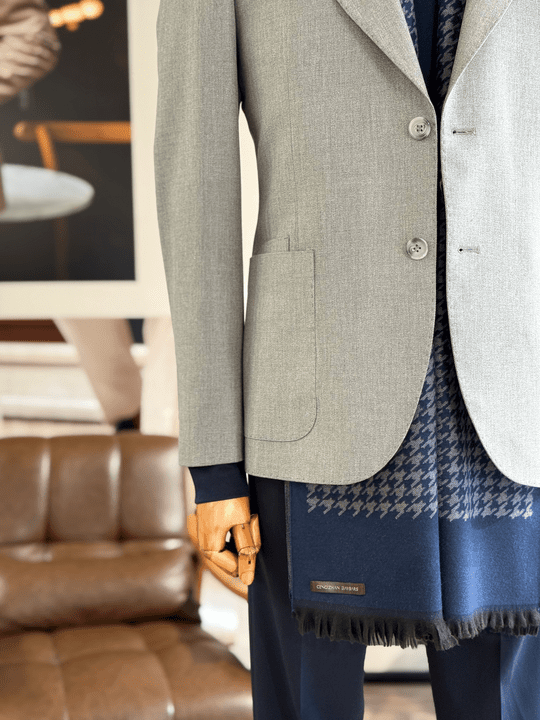 MONO YAKA DİOGONEL CEKET