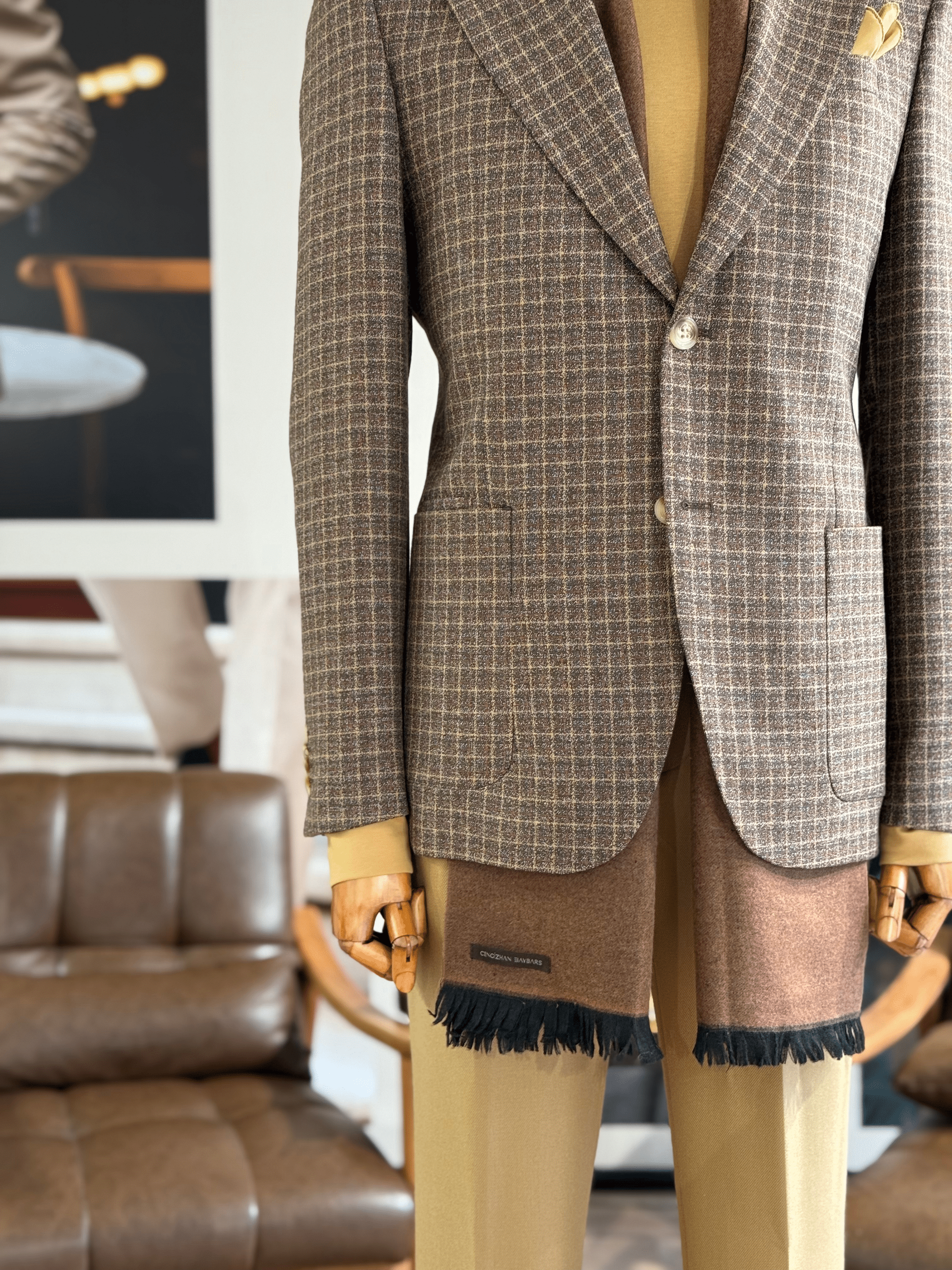 MONO YAKA DİOGONEL CEKET