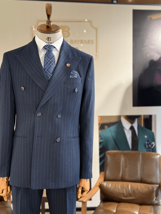 ŞARDONLU KRUVAZE TAKIM ELBİSE