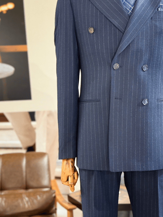 ŞARDONLU KRUVAZE TAKIM ELBİSE