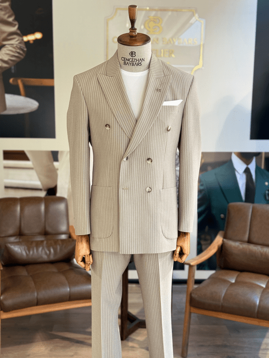 GOFRE KRUVAZE TAKIM ELBİSE