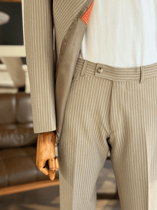 GOFRE KRUVAZE TAKIM ELBİSE