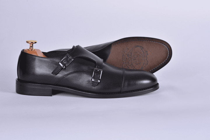 ÇİFT TOKA DERİ KLASİK AYAKKABI