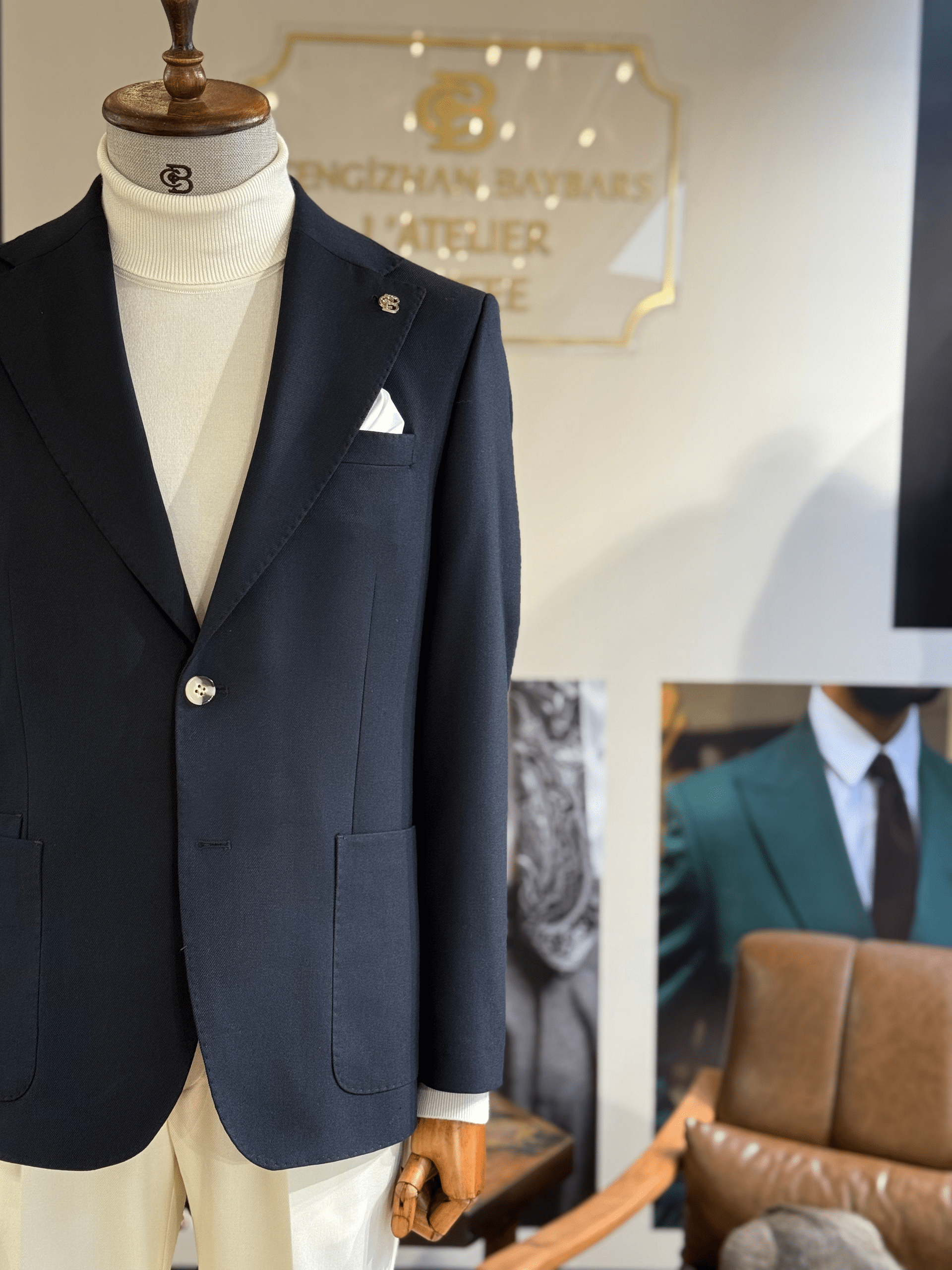 MONO YAKA DİOGONEL CEKET